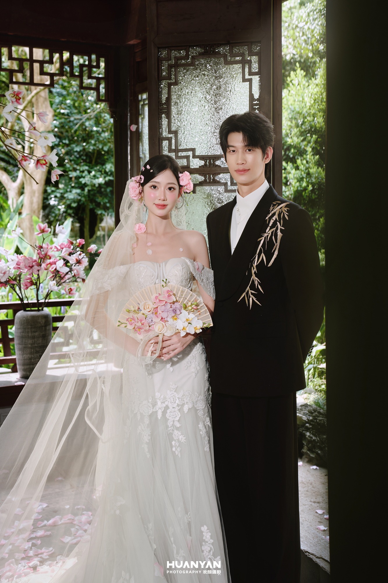 花间令：新中式婚纱照户外自然实拍