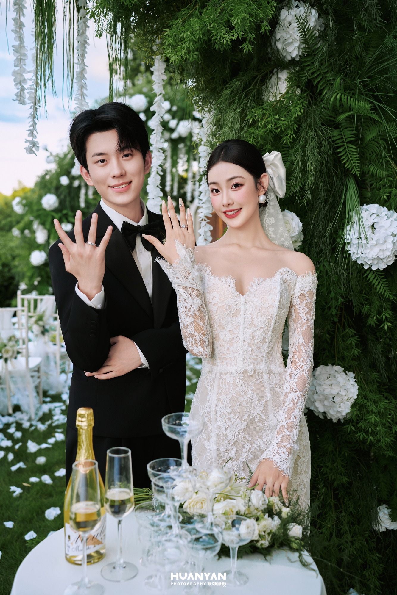 绿野誓约客片第3张｜清新自然婚纱照，摄于户外自然
